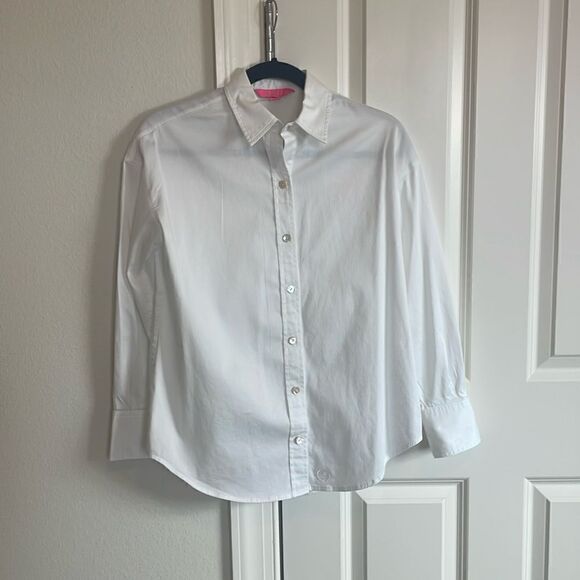 Lilly Pulitzer Stevey Relaxed Button Down Shirt - Picture 2 of 3